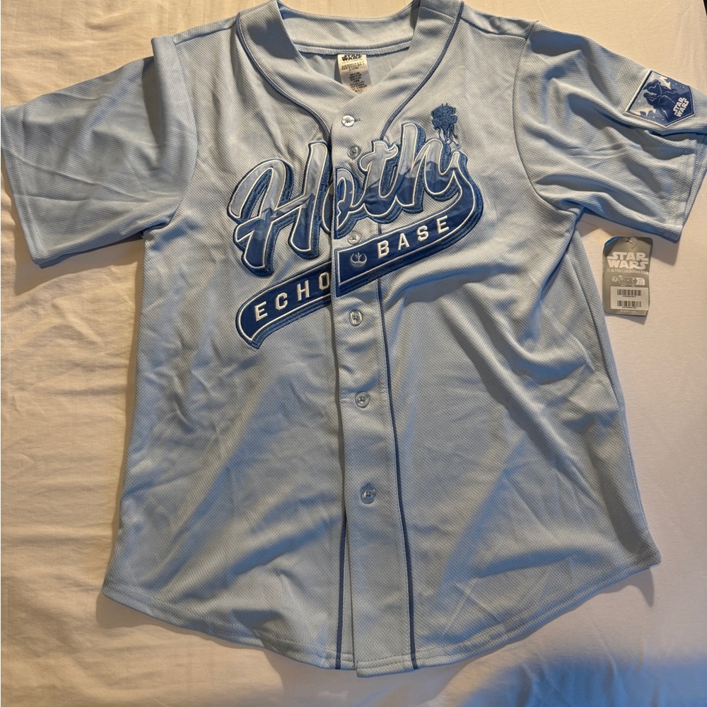 2025 Disney Star Wars Hoth Echo Base the empire strikes back Baseball Jersey XS